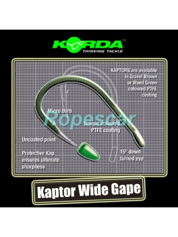 Carlige Kaptor Wide Gape nr.4 - Korda